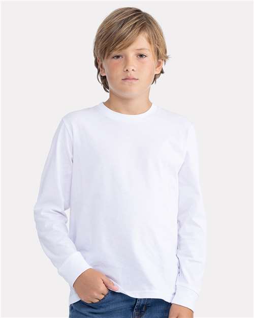 Youth Cotton Long Sleeve Tee