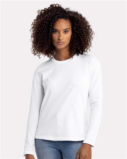 Women's Cotton Relaxed Long Sleeve Tee