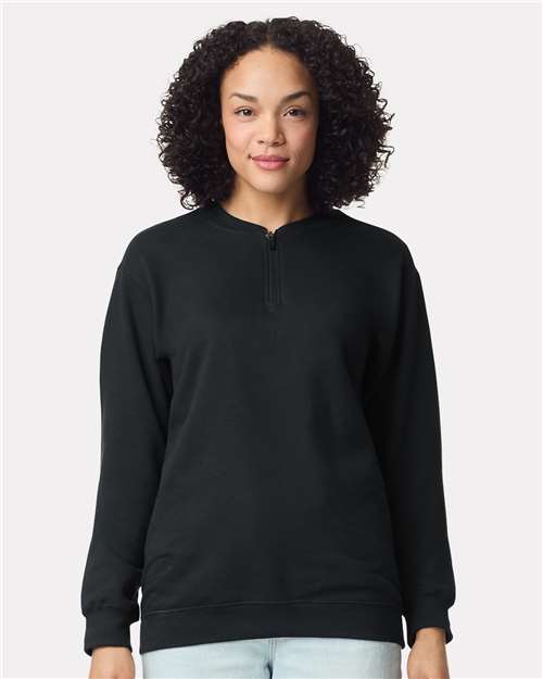 Unisex Softstyle® Midweight Quarter-Zip Sweatshirt