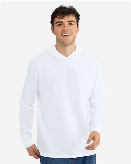 Unisex CVC Hoodie Long Sleeve Tee