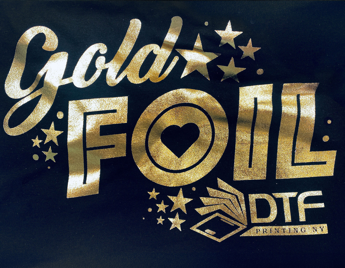 Gold Foil DTF