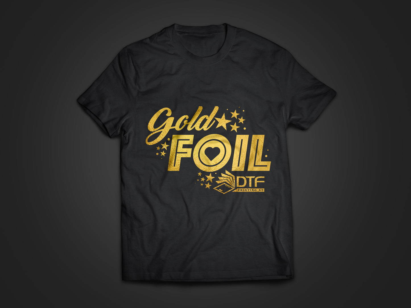 Gold Foil DTF