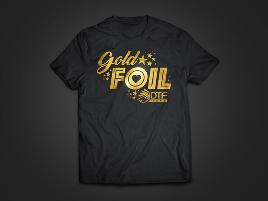 Gold Foil DTF