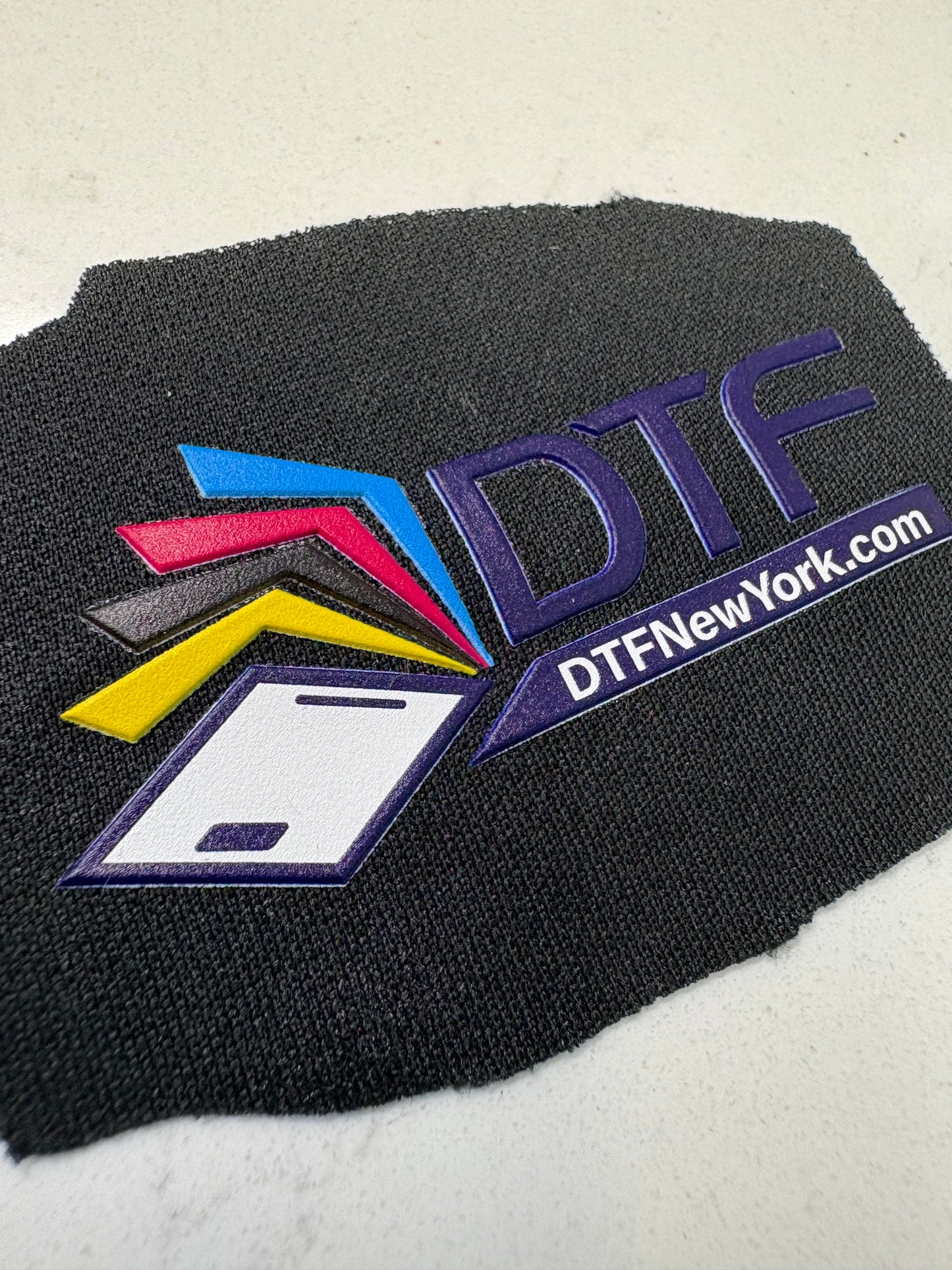 3D Raised Rubberized Transfer