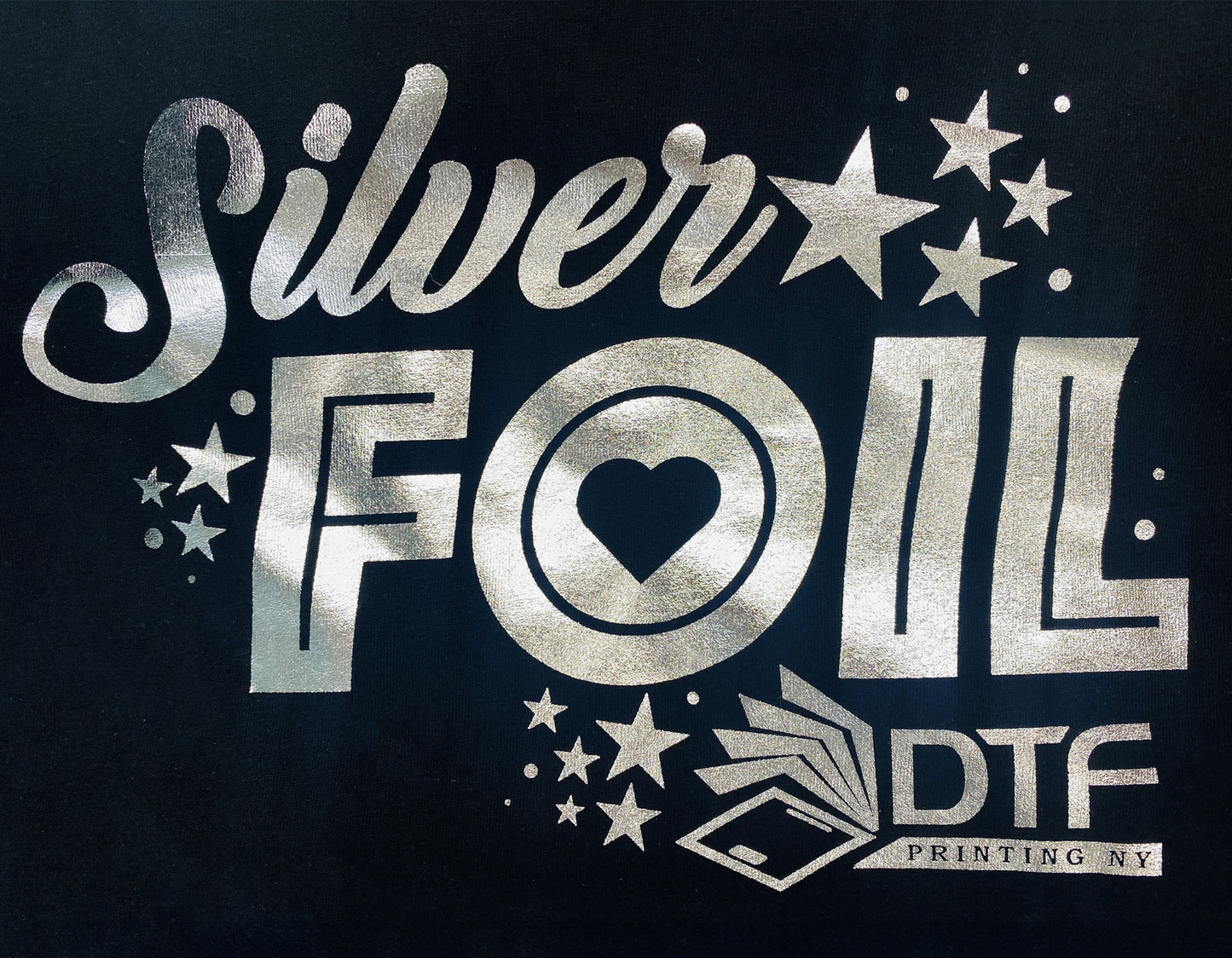 Silver Foil DTF