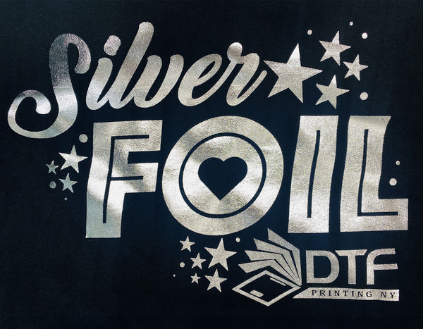 Silver Foil DTF