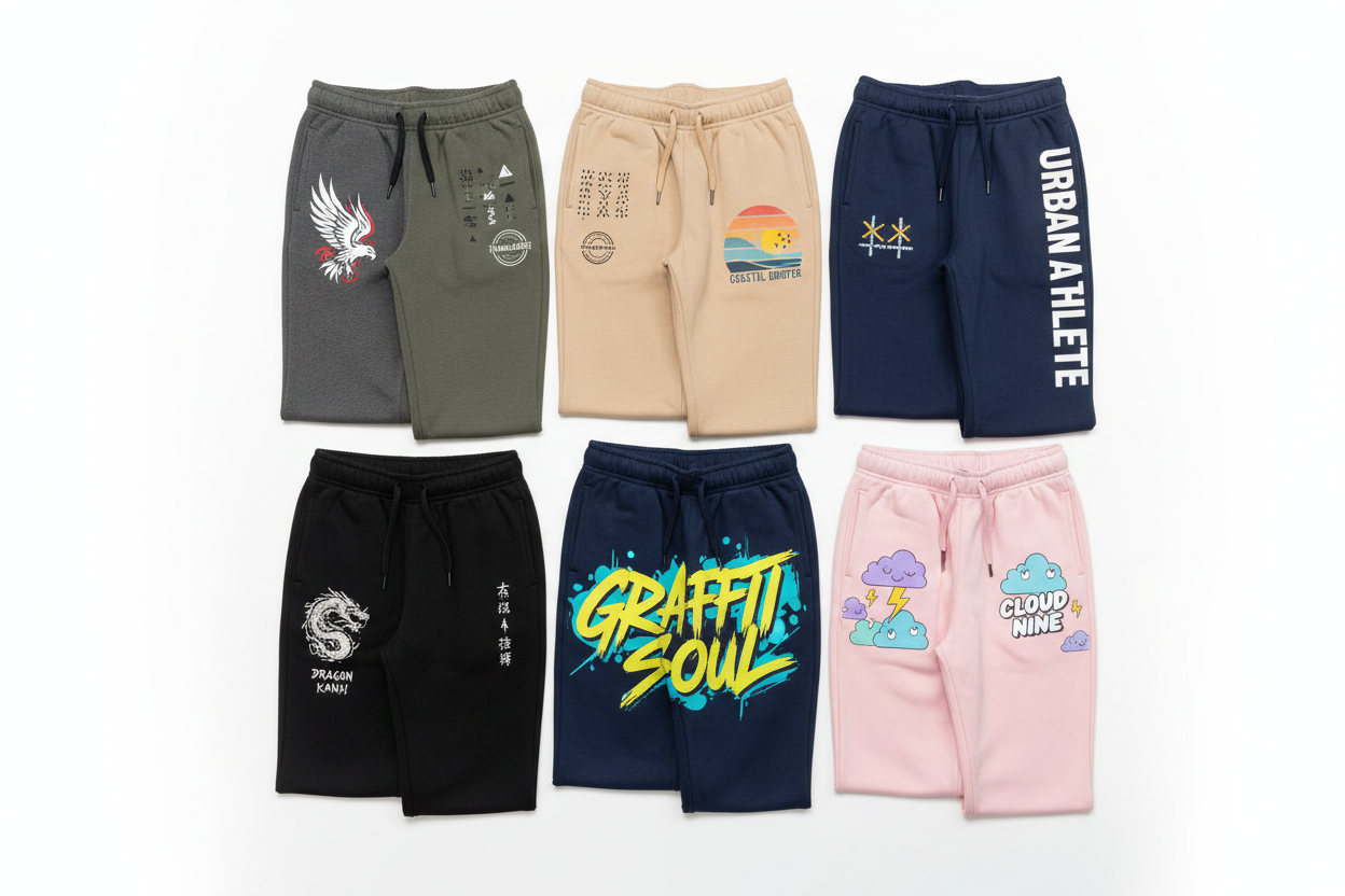 Custom Printed Bottoms & Joggers – New York