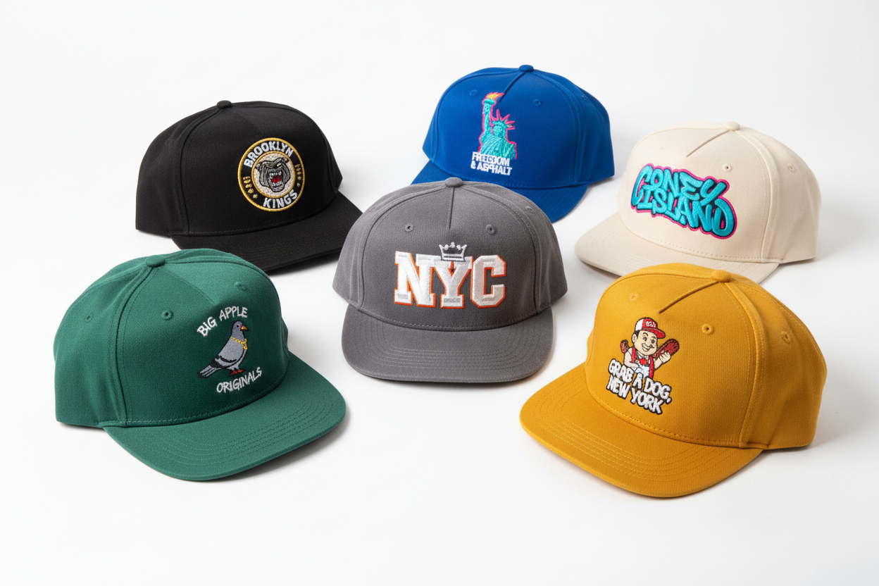 Custom Printed Hats & Headwear – New York