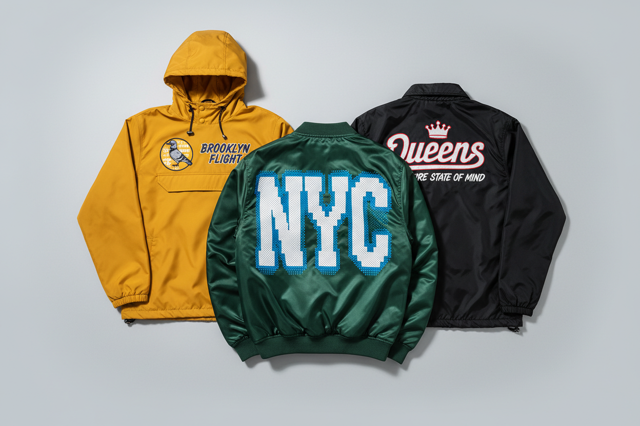Custom Printed Outerwear & Jackets – New York