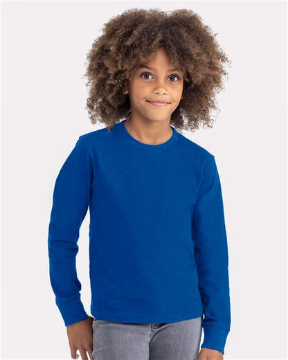 Youth Cotton Long Sleeve Tee