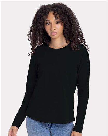 Women's Cotton Relaxed Long Sleeve Tee