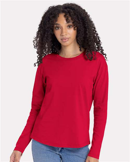 Women's Cotton Relaxed Long Sleeve Tee