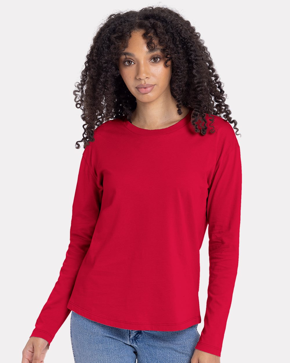 Women's Cotton Relaxed Long Sleeve Tee