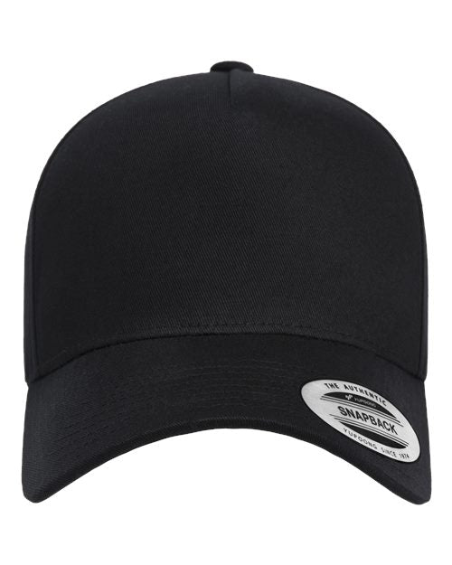 Retro Cotton Blend Snapback Cap