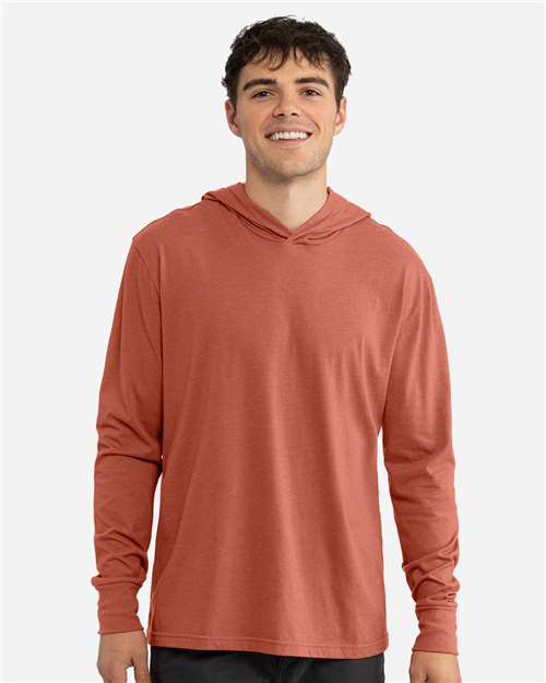 Unisex CVC Hoodie Long Sleeve T-Shirt