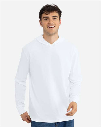 Unisex CVC Hoodie Long Sleeve T-Shirt