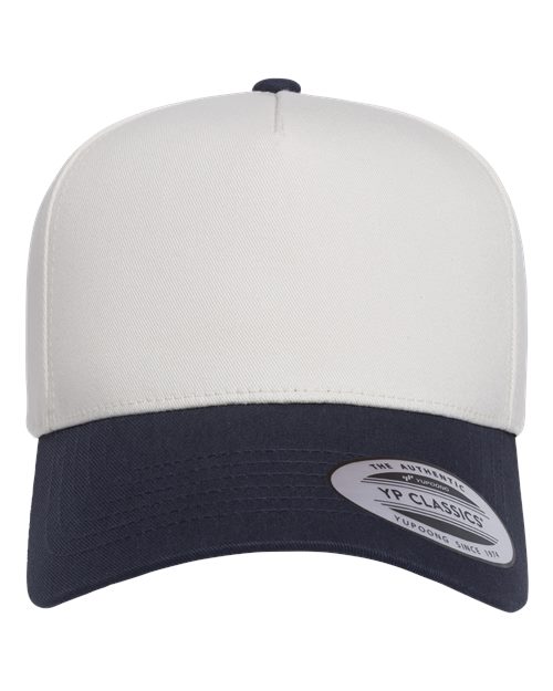 Retro Cotton Blend Snapback Cap