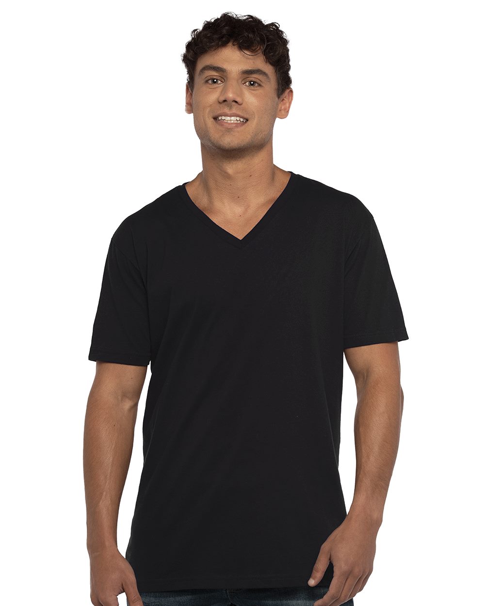 Unisex Cotton V-Neck Tee