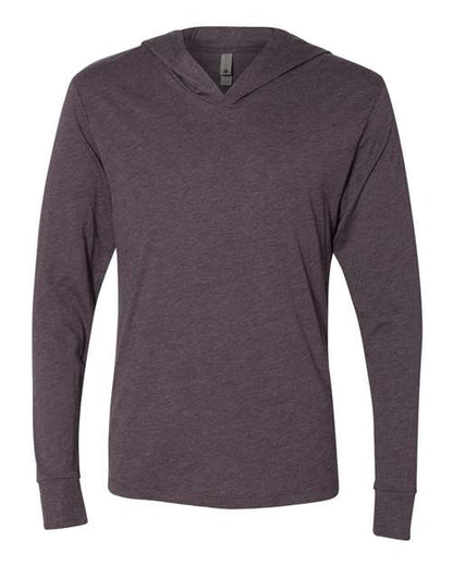 Unisex Triblend Hooded Long Sleeve Pullover Tee