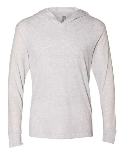 Unisex Triblend Hooded Long Sleeve Pullover Tee