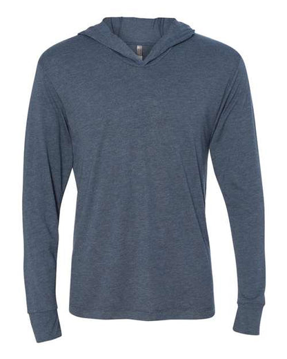 Unisex Triblend Hooded Long Sleeve Pullover Tee