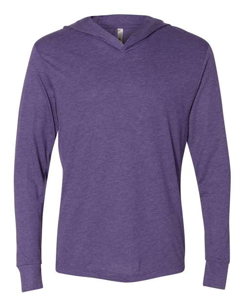 Unisex Triblend Hooded Long Sleeve Pullover Tee