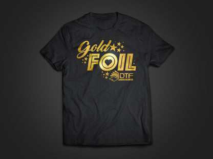 Gold Foil DTF