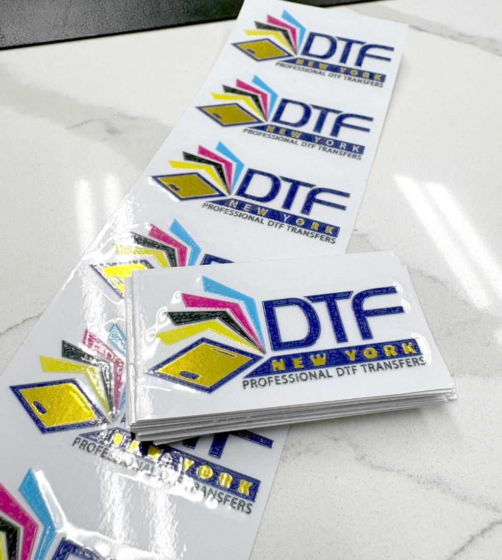 UV Transfers with Gold Foil