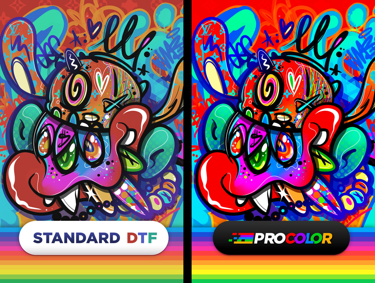 DTF Fluorescent Gang Sheet | Vibrant Prints – DTF Printing NY