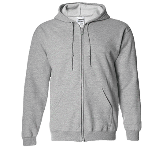 Gildan Zip-Up Hooded Sweatshirt